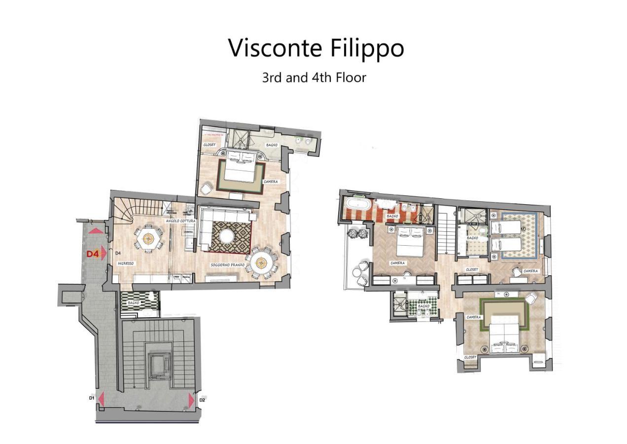 Appartement Visconte Filippo - La Dimora Degli Affreschi *